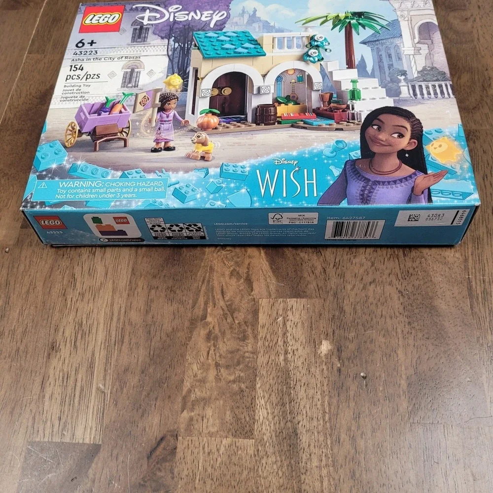 LEGO Disney Wish Asha in the City of Rosas Building Toy Set #43223 NIB Sealed
